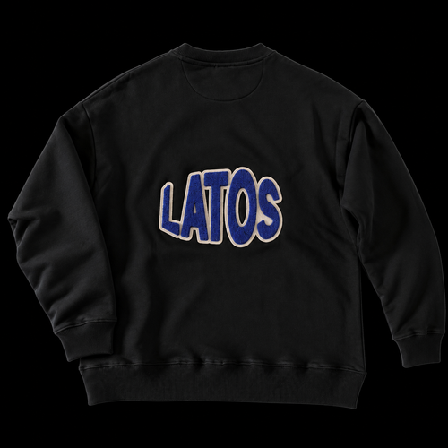 Sweatshirt LATOS - black